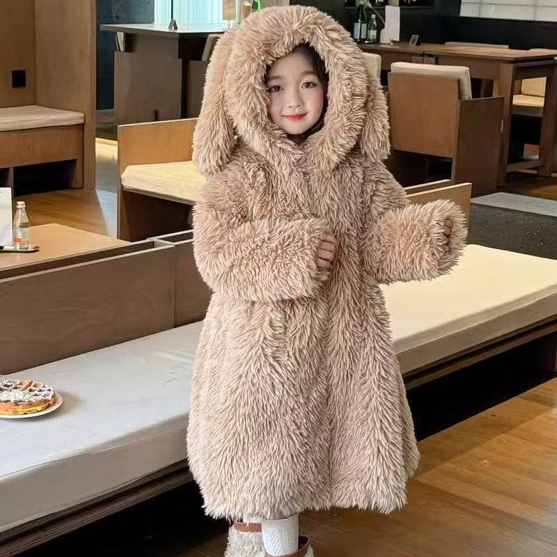 Baby X Clothing - AutumnWinter Meisjes Bontjas Baby Imitatie Bontjas