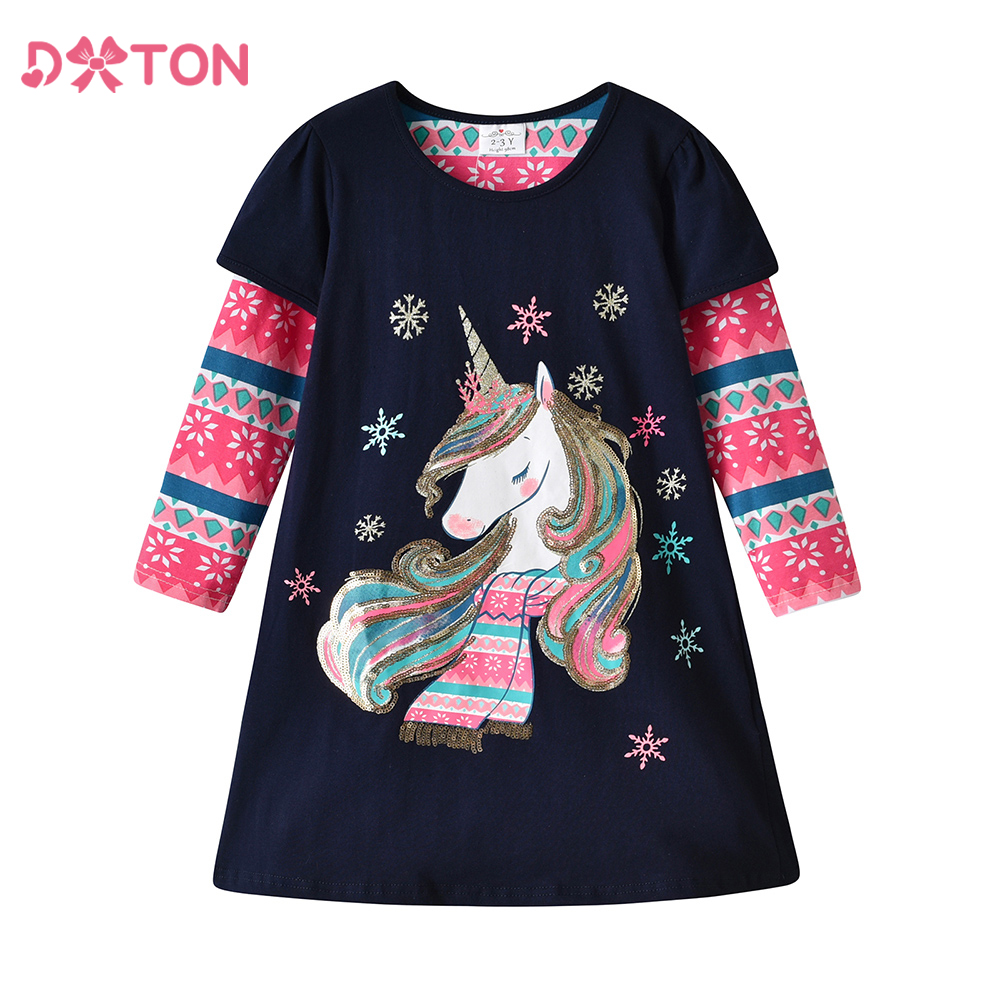 Baby Xmas Clothing - DXTON Baby Kinderen Kerstjurken Sneeuwvlok Lange