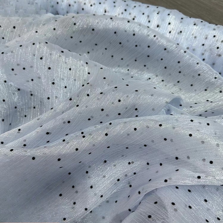 Baby Clothing Yarn - 90X145CM Glasgaren Flock Chiffon Stof Kleine