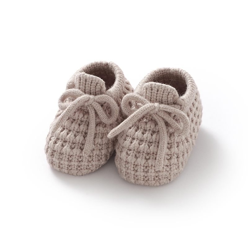 Baby Clothing Yarn - pasgeboren babyschoenen gebreide babyjongen meisje beddengoed
