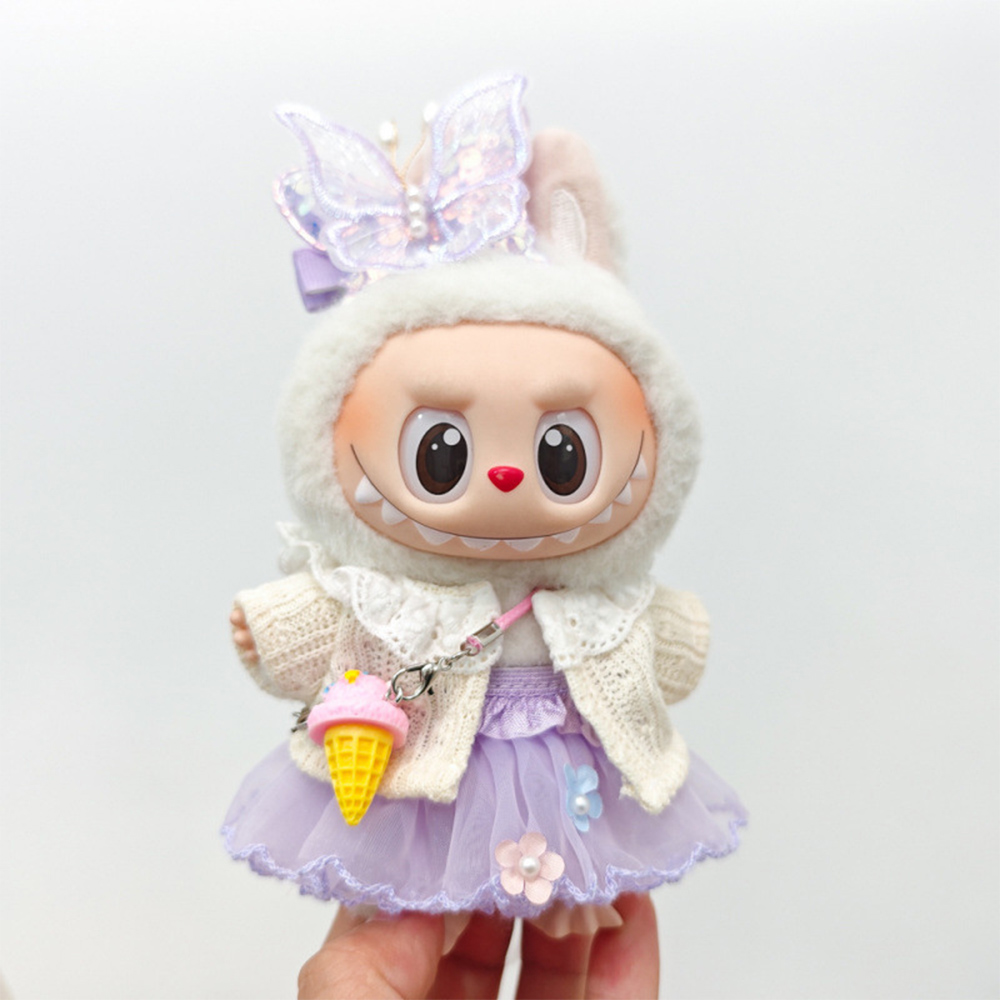 Baby Clothing Crochet - Voor 15-17 Cm Labubu V1 V2
