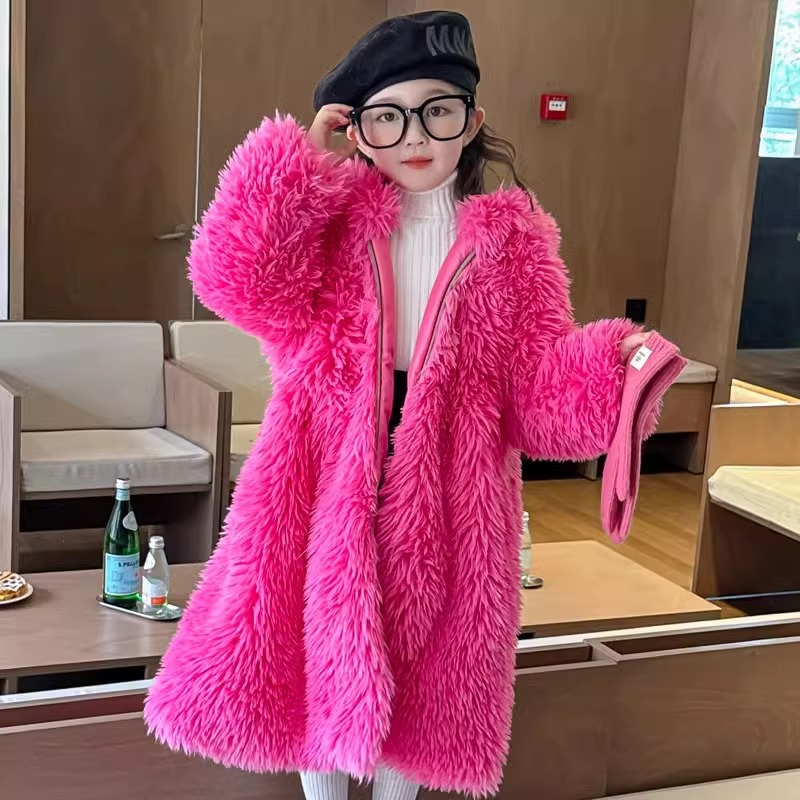 Baby X Clothing - Herfst winter meisjes bontjas baby imitatie