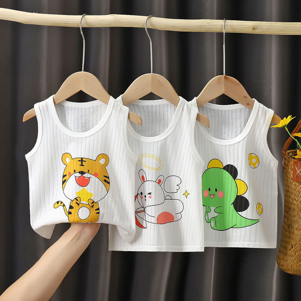 Baby X Clothing - Zomer kindervest voor meisjeskleding Katoen Cartoon