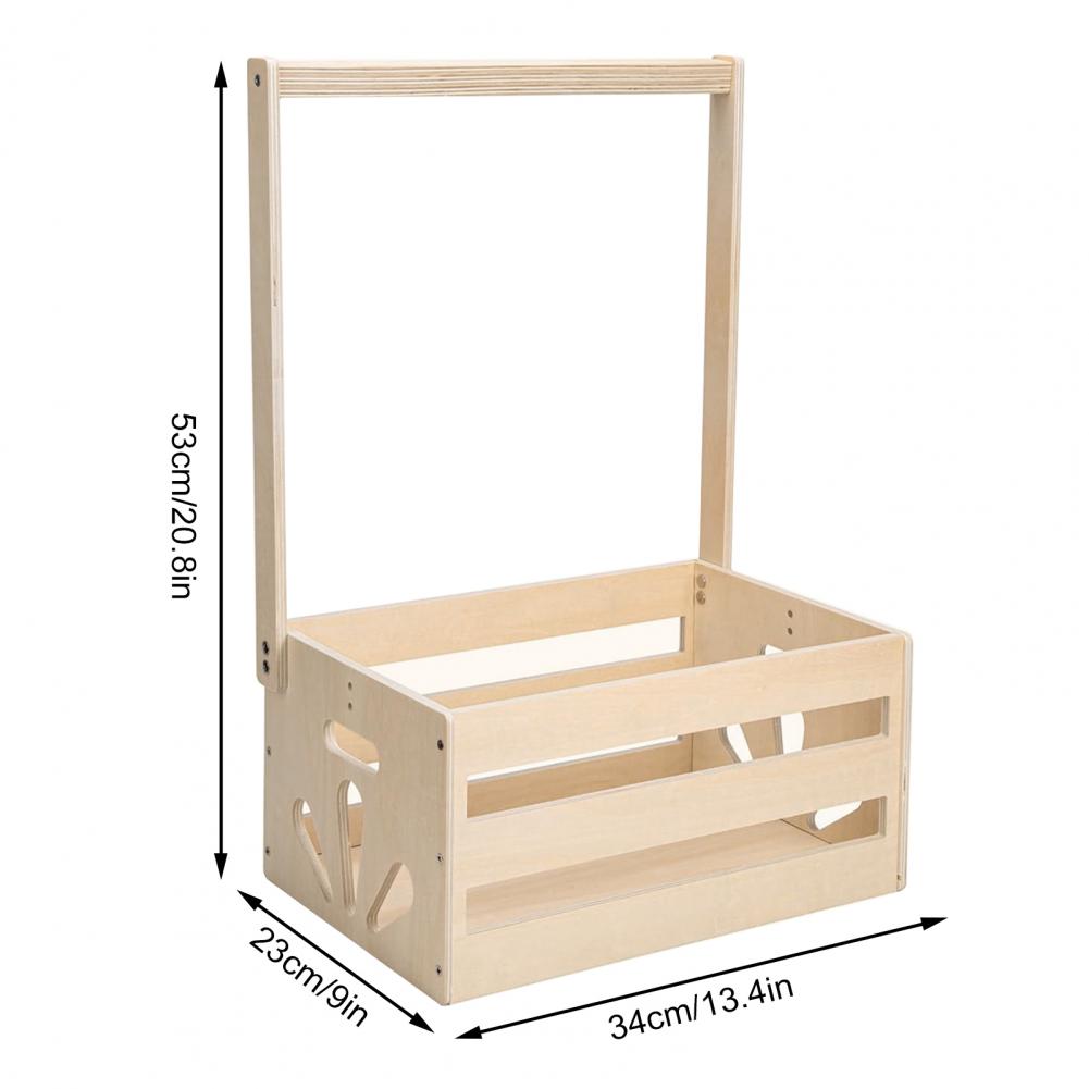 Houten opbergrek voor babyarti - Baby Clothing Types recensie en prijs