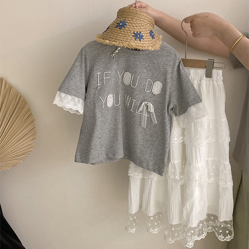 Meisjes Pak 2025 Zomer Nieuwe  - Baby Clothing Yarn recensie en prijs