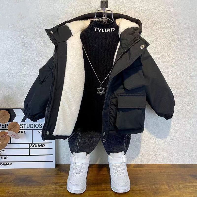 Kinder Jongens Pluche Warm Jac - Baby X Clothing recensie en prijs