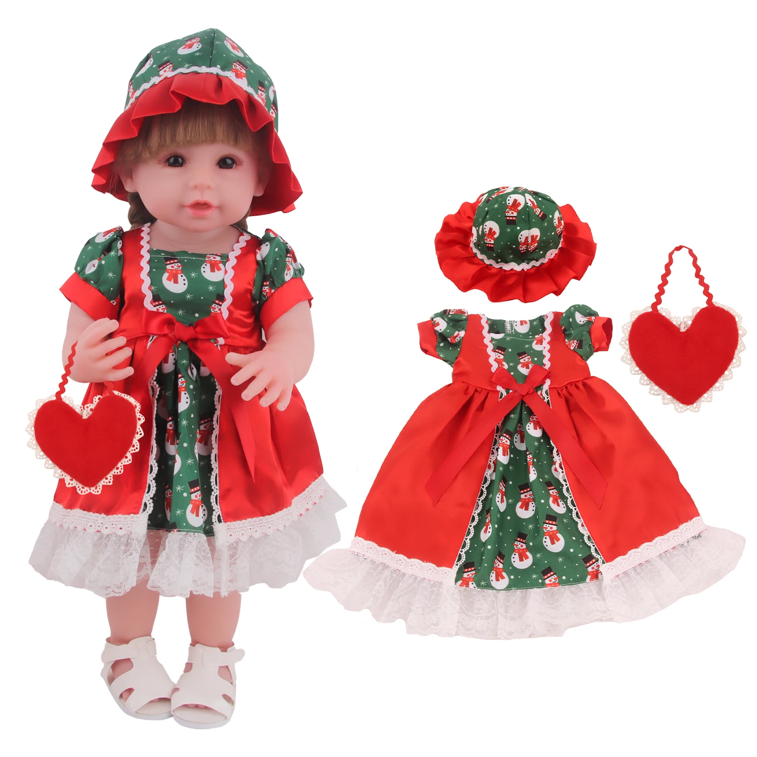 22 Inch Reborn Pop Kleding Set - Baby Xmas Clothing recensie en prijs
