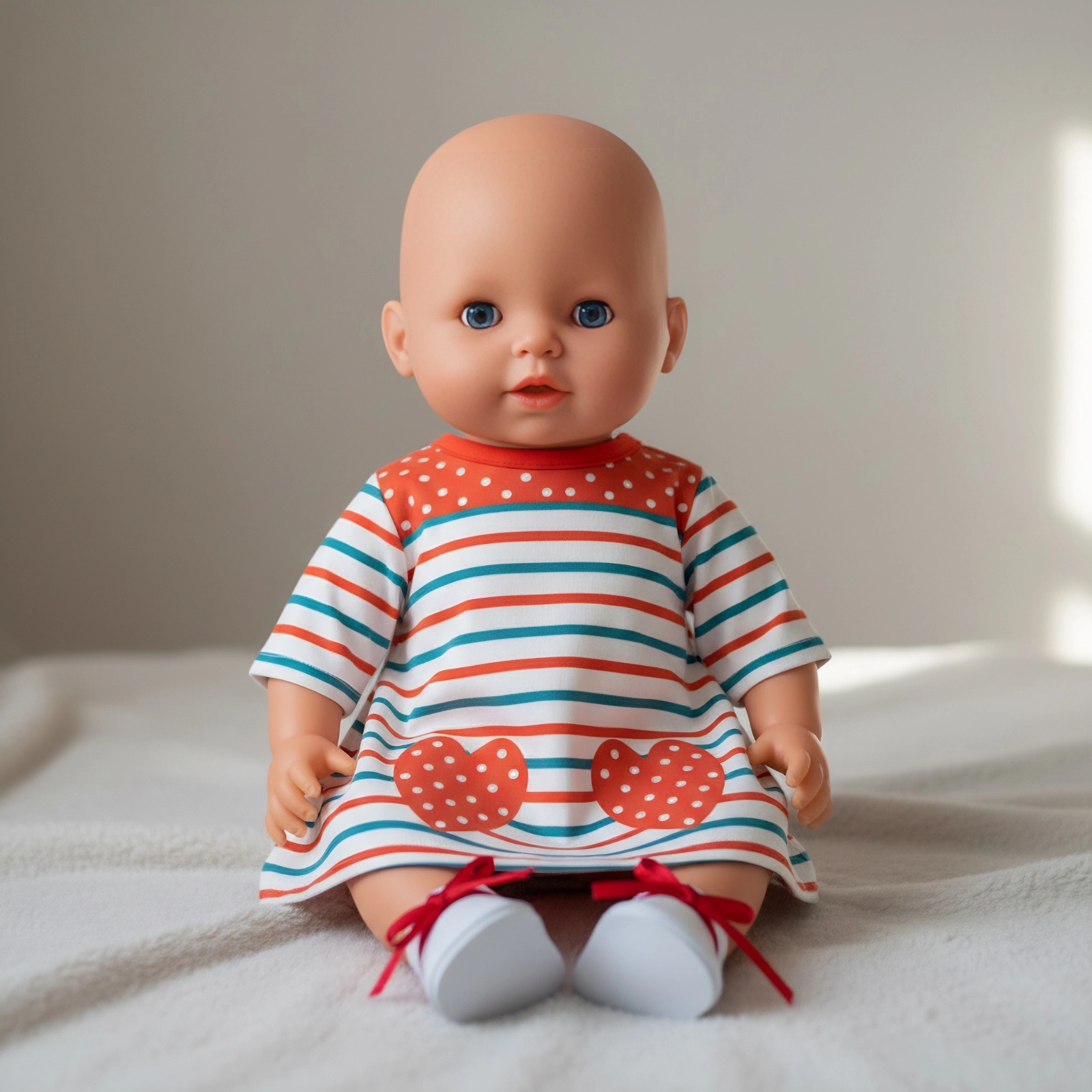 Leuke Jurk Voor 43 Cm Babypop  - Baby Xmas Clothing recensie en prijs